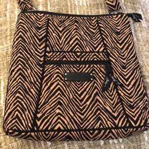 Vera Bradley zebra hipster crossbody - new WOT